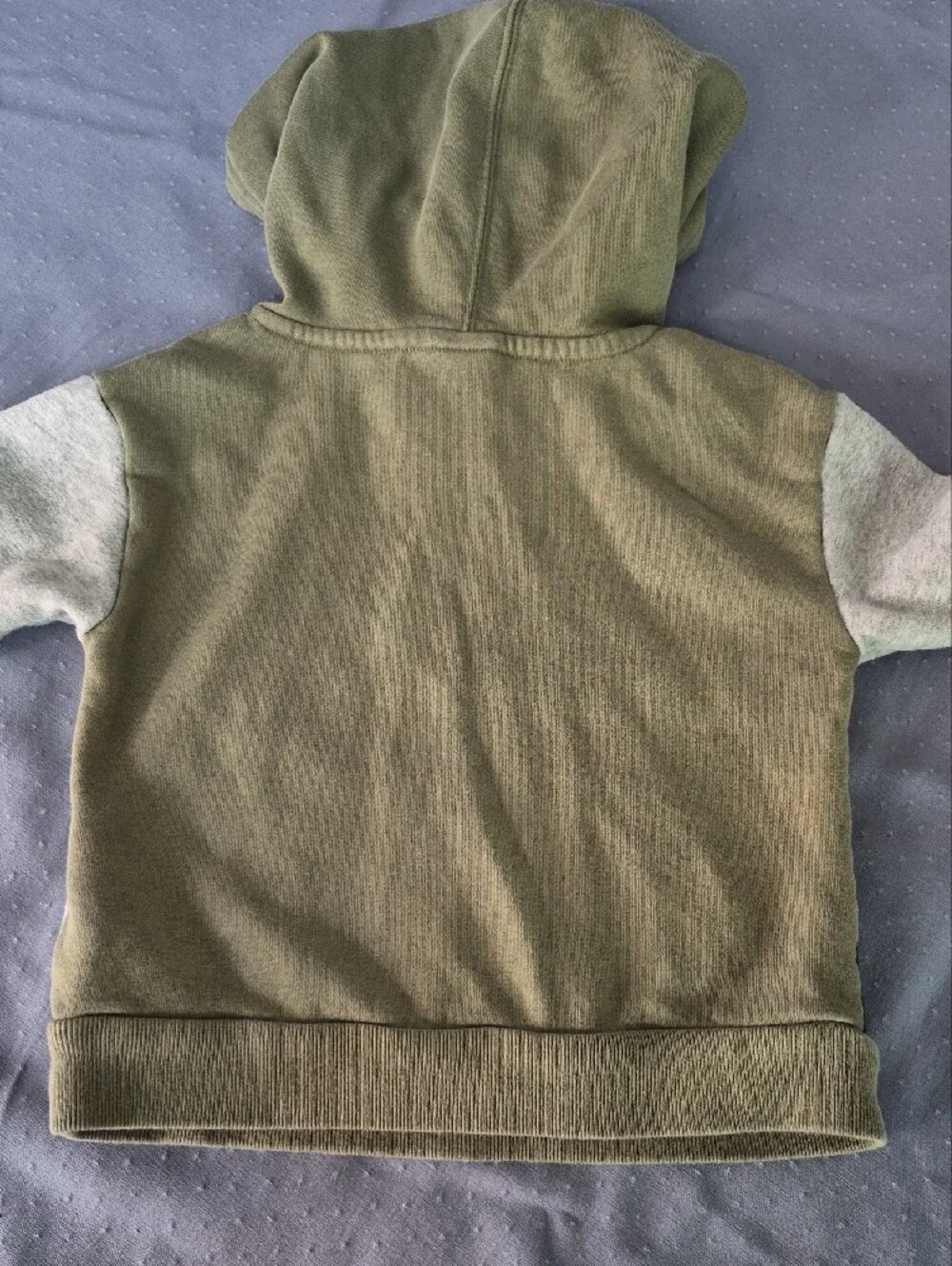 Baby GAP Spellout Colorblock Pullover Hoodie Fleece Sweatshirt Playwear Cozy 2T
